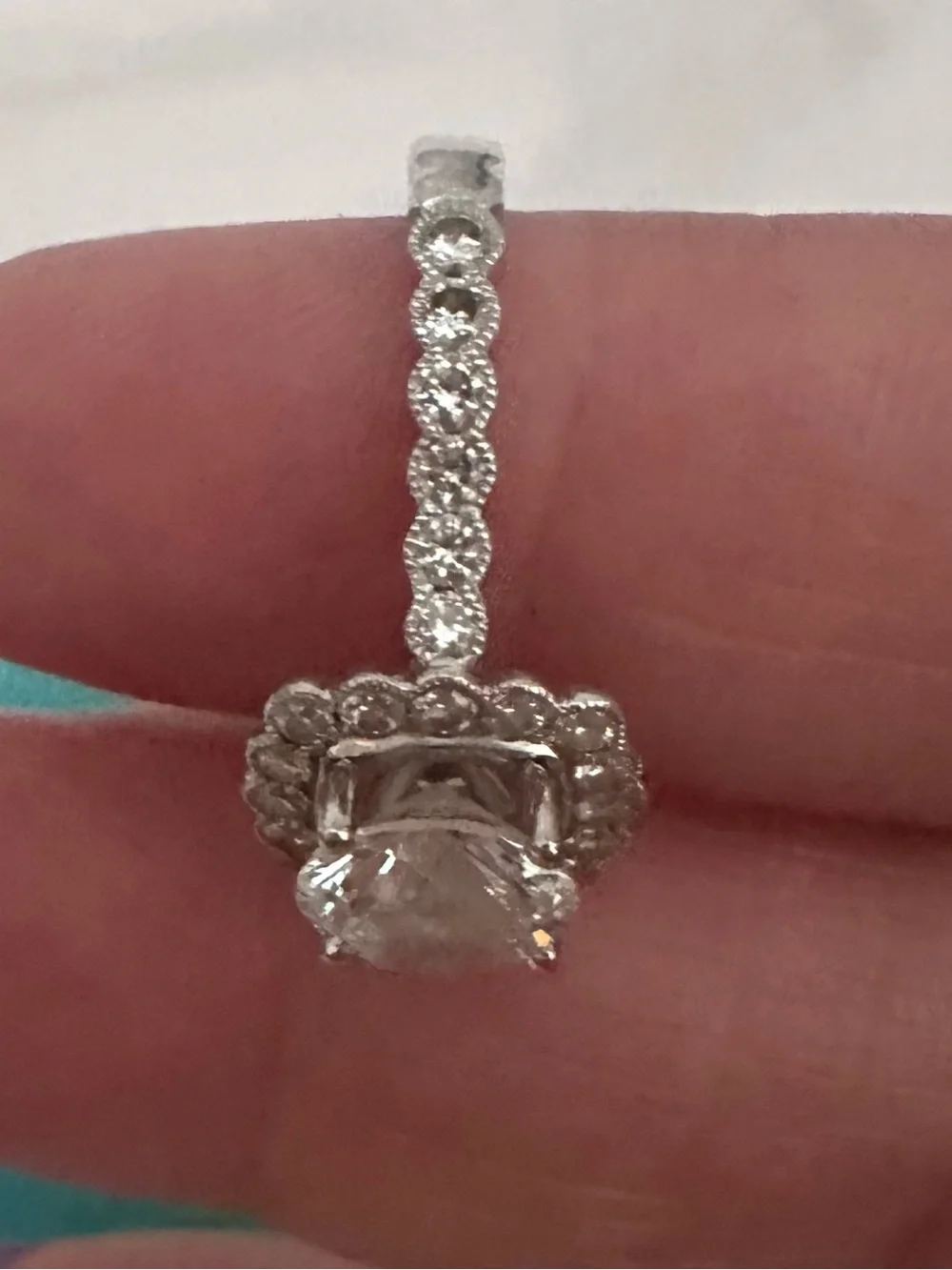 Halo Engagement Ring